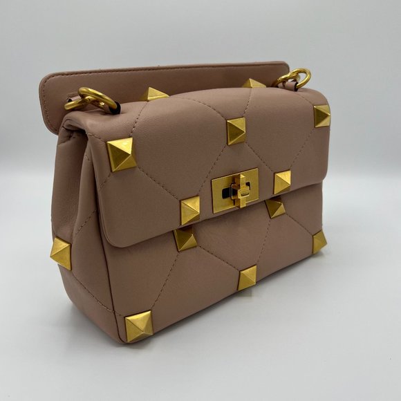 Valentino Medium Roman Stud Shoulder Bag - Picture 2 of 14